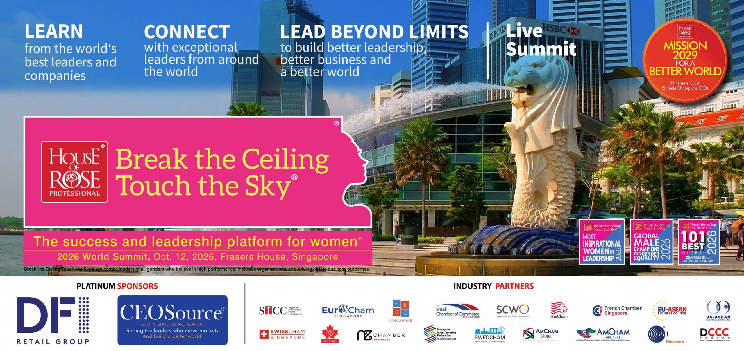 Break the ceiling touch the sky® 2026